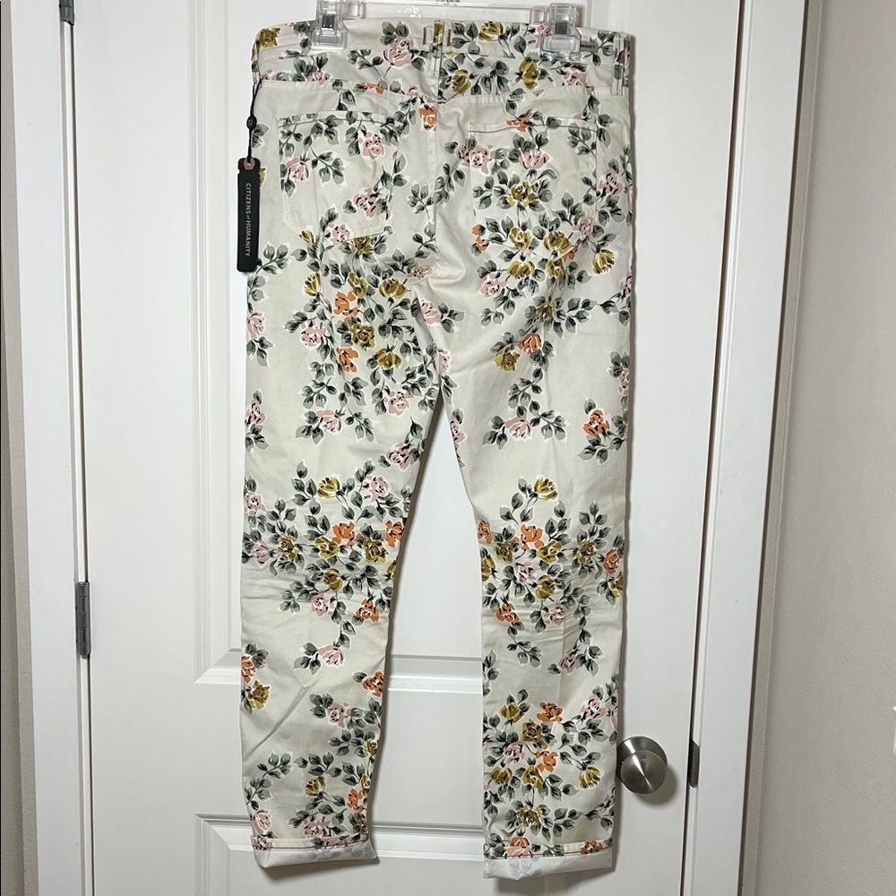 Citizens of Humanity Mandy Floral Pants Size 32 - Picture 3 of 9